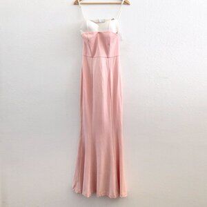 NWT NBD By Revolve Sweetheart Spaghetti Colorblock Gown Dress Medium Size